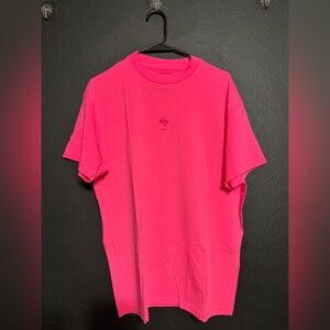 Represent 247 Oversize Tee Hot Pink